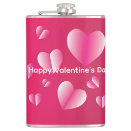 Frohen Valentinstag Flachmann