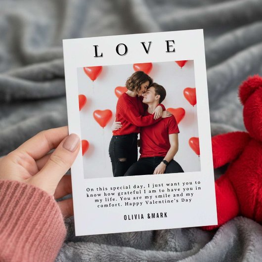 Frohen Valentinstag Foto-Collage Feiertagskarte