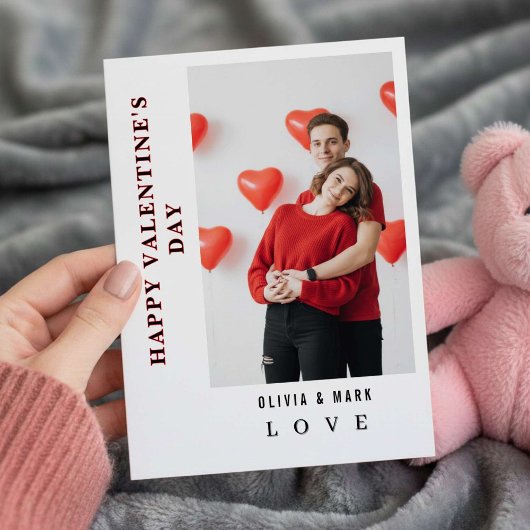Frohen Valentinstag Foto-Kollage Liebe Feiertagskarte