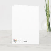Frohen Valentinstag Fotokarte | Romantisch Custom Karte (Rückseite)