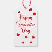 Frohen Valentinstag Geschenkanhänger (Vorderseite)