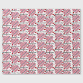Frohen Valentinstag Geschenkpapier (Flach)