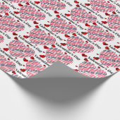 Frohen Valentinstag Geschenkpapier (Ecke)