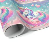 Frohen Valentinstag Geschenkpapier (Rolleneckpunkt)