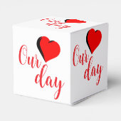 Frohen Valentinstag Geschenkschachtel (Rückseite)