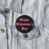 Frohen Valentinstag Glitter Button (Beispiel)