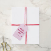 Frohen Valentinstag Glitter Geschenkanhänger (Mit Garn)