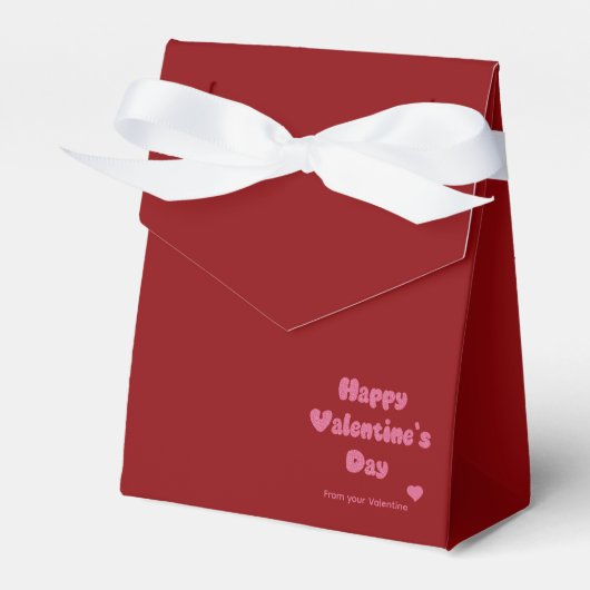 Frohen Valentinstag Glitter Geschenkschachtel (Vorderseite)