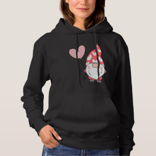 Frohen Valentinstag Gnom Niedlich mit Herz Ba Hoodie