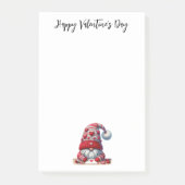 Frohen Valentinstag Gnom Post-it Klebezettel (Vorderseite)
