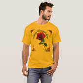 Frohen Valentinstag Gold T-Shirt (Vorne ganz)