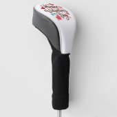 Frohen Valentinstag Golf Headcover (angewinkelt)