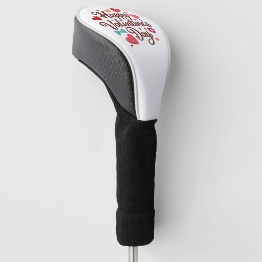 Frohen Valentinstag Golf Headcover (angewinkelt)