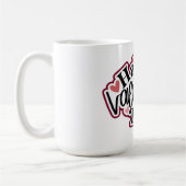 Frohen Valentinstag Herz Kaffeetasse (Links)