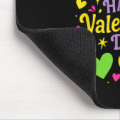 Frohen Valentinstag - Herzen Liebe Mousepad (Ecke)