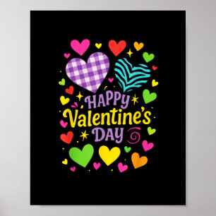 Frohen Valentinstag - Herzen Liebe Poster