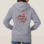 Frohen Valentinstag Hoodie (Rückseite)