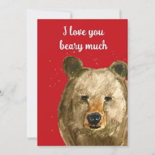 Frohen Valentinstag, ich liebe dich sehr Feiertagskarte