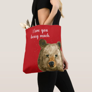 Frohen Valentinstag, ich liebe dich sehr Tasche