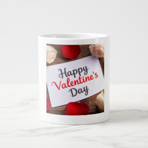 Frohen Valentinstag Jumbo-Tasse