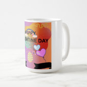 FROHEN VALENTINSTAG KAFFEETASSE (VorderseiteRechts)