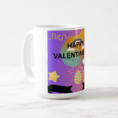 FROHEN VALENTINSTAG KAFFEETASSE (Vorderseite Links)