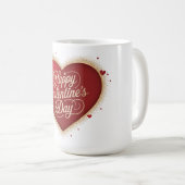 Frohen Valentinstag Kaffeetasse (VorderseiteRechts)