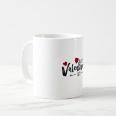 Frohen Valentinstag Kaffeetasse (Vorderseite Links)