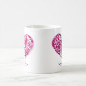 Frohen Valentinstag Kaffeetasse (Mittel)