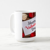 Frohen Valentinstag Kaffeetasse (Vorderseite Links)