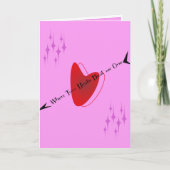Frohen Valentinstag Karte (Vorderseite)