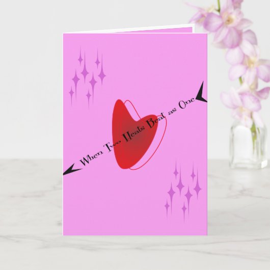 Frohen Valentinstag Karte (Orchidee)