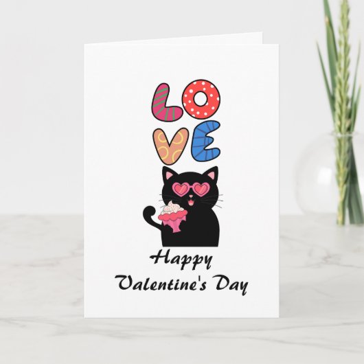 Frohen Valentinstag Karte (Vorderseite)