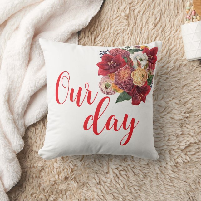 Frohen Valentinstag Kissen (Decke)