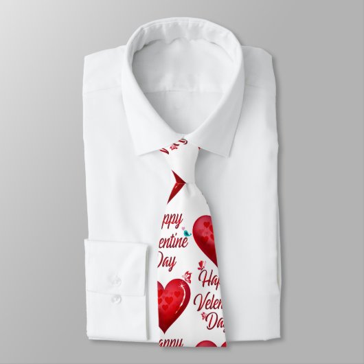 Frohen Valentinstag Krawatte (Gebunden)