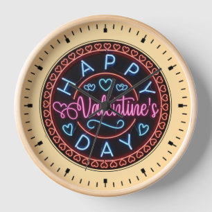 Frohen Valentinstag Kreisdesign-67128 Uhr