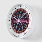 Frohen Valentinstag Kreisdesign-67128 Uhr (Winkel)