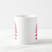 Frohen Valentinstag Leopard-Rainbow Kaffeetasse (Mittel)