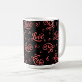 Frohen Valentinstag, liebe dich Kaffeetasse (VorderseiteRechts)