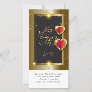 Frohen Valentinstag Lieblich Elegant Klassisch Feiertagskarte