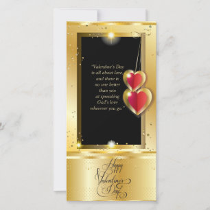 Frohen Valentinstag Lieblich Elegant Klassisch Feiertagskarte