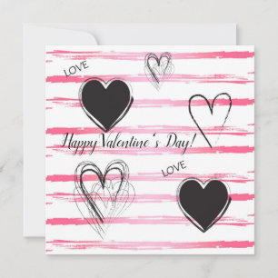 Frohen Valentinstag Liebvolle elegante Grüße Feiertagskarte