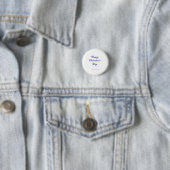 Frohen Valentinstag lila Name Nachricht Text Button (Beispiel)