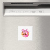 Frohen Valentinstag Lustige Coquette Disco Ball Gi Magnet (In Situ (Geschirrspüler))