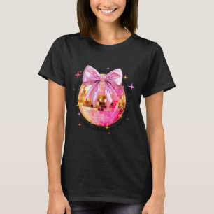 Frohen Valentinstag Lustige Coquette Disco Ball Gi T-Shirt