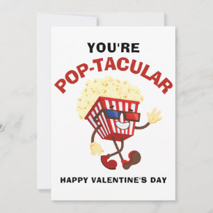 Frohen Valentinstag lustiges Popcorn für Freunde Feiertagskarte