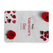 Frohen Valentinstag Magnet (Horizontal)