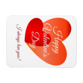 Frohen Valentinstag Magnet (Horizontal)