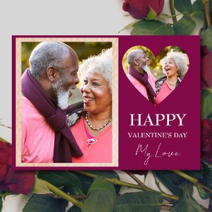 Frohen Valentinstag meine Liebe Foto Feiertagskarte