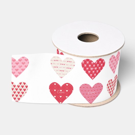 Frohen Valentinstag, meine Liebe Ripsband (Spule)